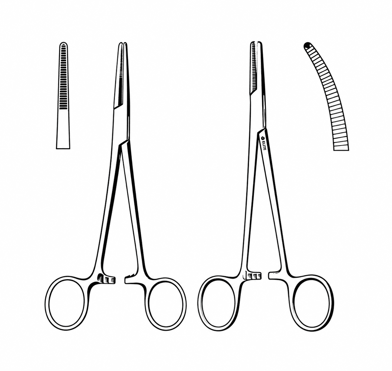Image of Hemostatic forceps (Kelly and Mosquito)