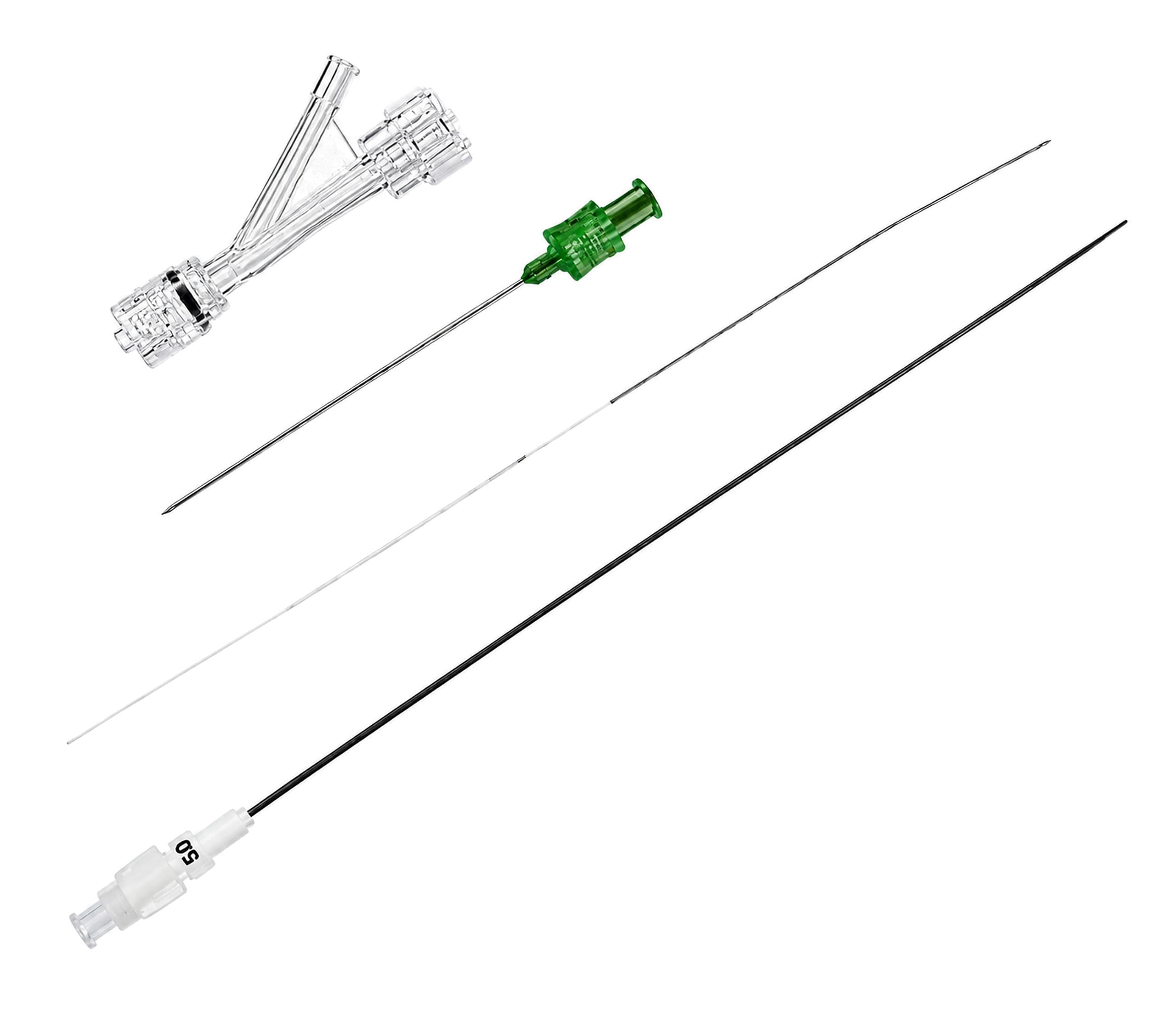 Image of 0.018-inch micropuncture guidewire