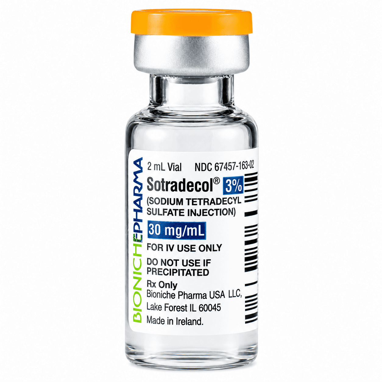 Image of Sodium tetradecyl sulfate sclerosant