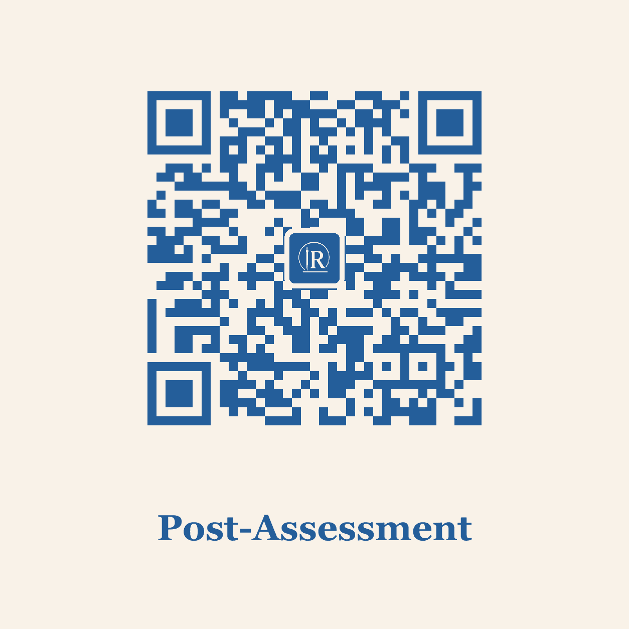 Post-Assessment QR Code
