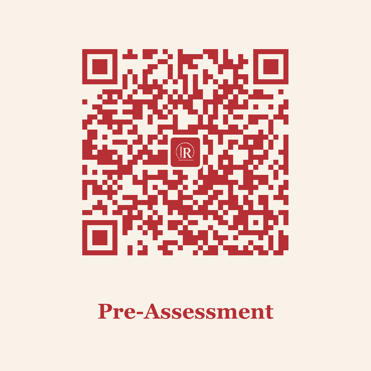 Pre-Assessment QR Code