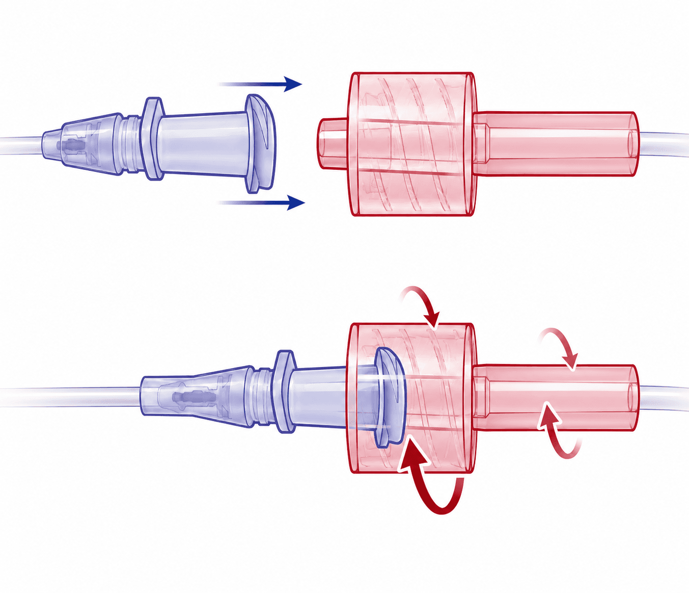 Image of Luer-lock connector