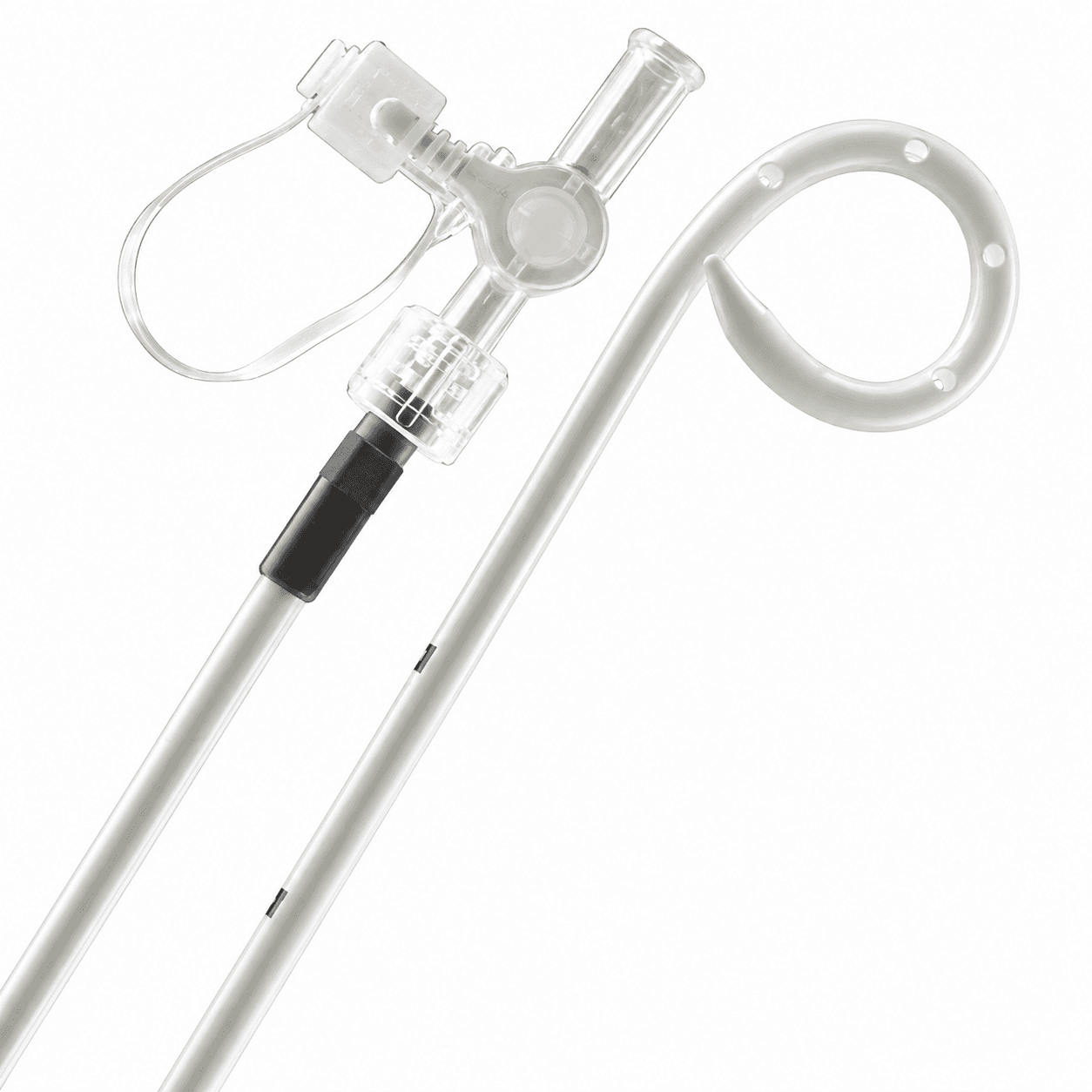 Image of Small-bore pigtail thoracostomy catheter